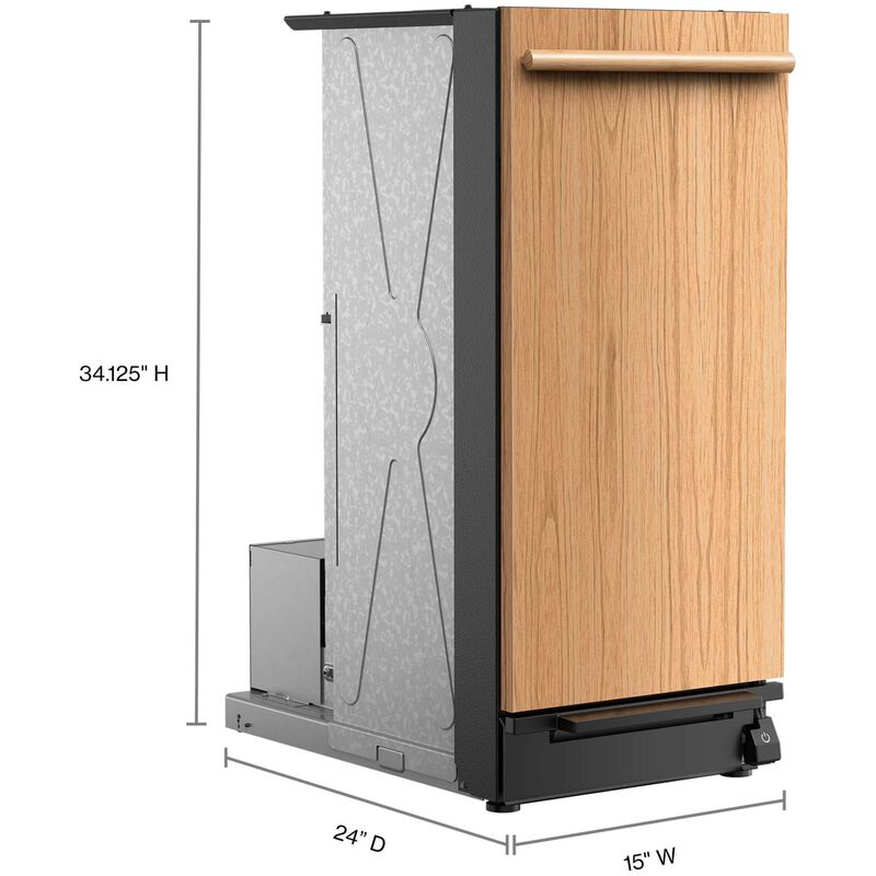 KitchenAid 15 in. Built-In Trash Compactor with Built-In Odor Management System - Custom Panel Ready, , hires