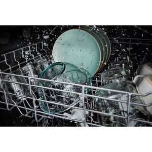 Whirlpool 24 in. Top Control Dishwasher with 51 dBa Sound Level & 3rd-Rack - Fingerprint Resistant Stainless, , hires