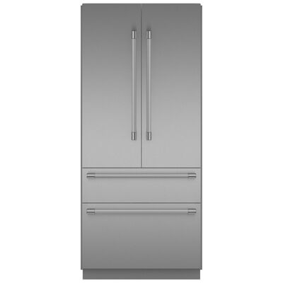 Thermador Freedom Collection 36 in. Built-In 20.1 cu. ft. Smart Counter Depth 4-Door French Door Refrigerator with Internal Water Dispenser - Stainless Steel | T36BT120NS