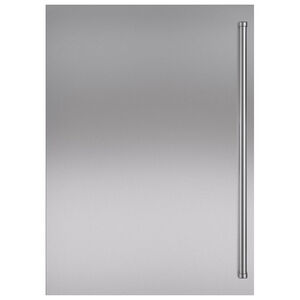Sub-Zero Legacy Flush Inset Door Panel with Pro Handle for Refrigerators - Stainless Steel, , hires