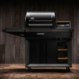 Traeger Timberline Wood Pellets Grill with Side Burner - Black, , hires