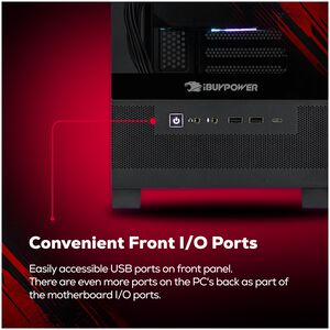 iBUYPOWER Element SE Gaming Desktop with AMD Ryzen 5 5500, 3.6 GHz, 6-Core CPU, NVIDIA GeForce RTX 3050, 6GB VRAM GPU, 16 GB RAM, 1 TB SSD & Windows 11 Home - Black, , hires