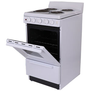 Premier 20 in. 2.4 cu. ft. Electric Range with Coil Burners - White, , hires