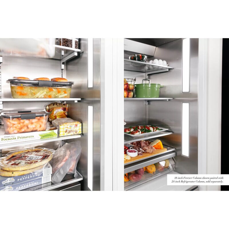 Thermador 36 in. 19.4 cu. ft. Built-in Smart Double-Drawers Upright Freezer with Ice-Maker & Adjustable Shelves - Custom Panel Ready, , hires