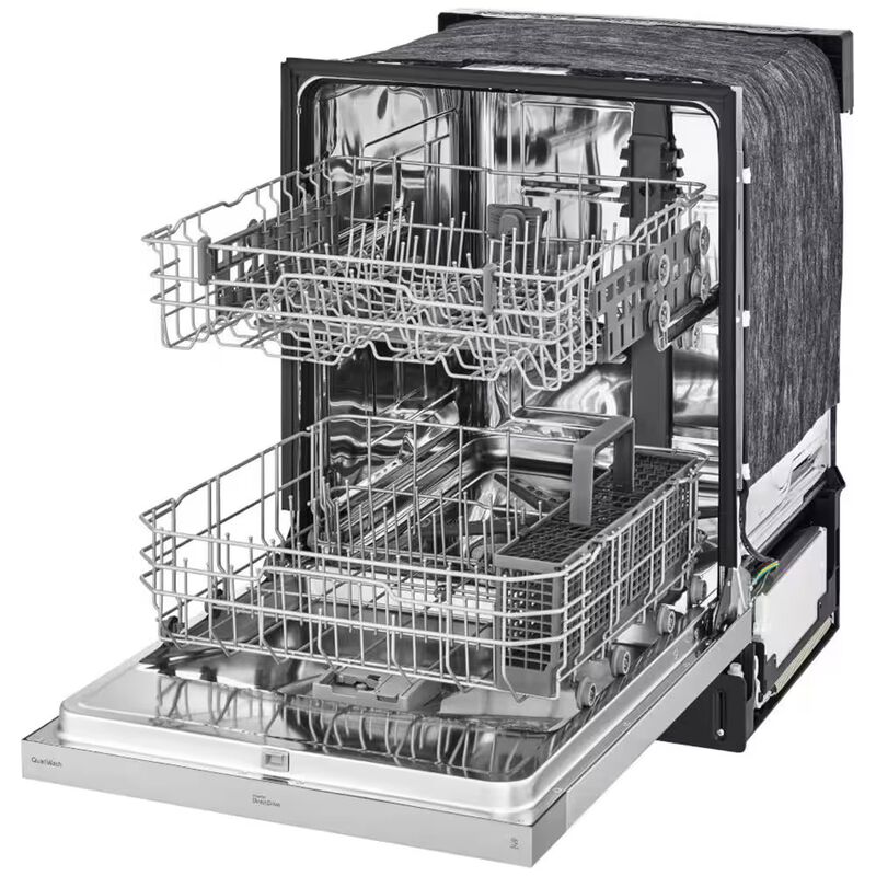 LG 24 in. Front Control Dishwasher with 50 dBa Sound Level, Dynamic Dry & Pocket - Stainless Steel, , hires