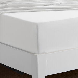 BedGear Basic Cali King Size Sheet Set (Ideal for Adj. Bases) - Bright White, , hires