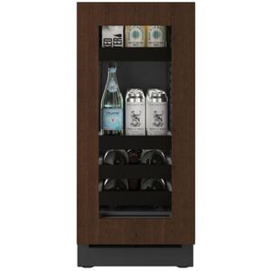 U-Line 15 in. Built-In/Freestanding 2.8 cu. ft. Compact Beverage Center with Adjustable Shelves & Digital Control - Custom Panel Ready, , hires