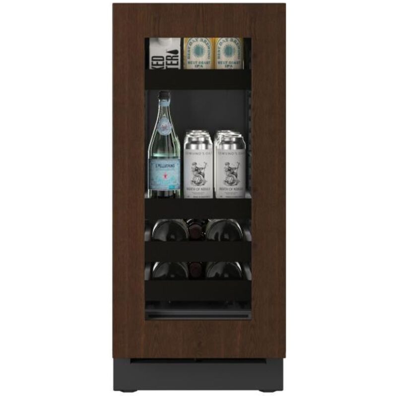 U-Line 15 in. Built-In/Freestanding 2.8 cu. ft. Compact Beverage Center with Adjustable Shelves & Digital Control - Custom Panel Ready, , hires