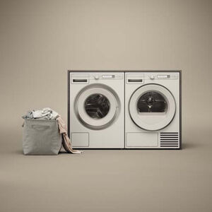 Asko 3-Series 24 in. 4.2 cu. ft. Smart Stackable Ventless Electric Dryer with Heat Pump & Sensor Dry - White, , hires