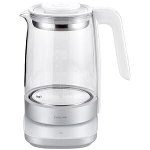 Zwilling Enfinigy 1.7-Liter Glass Electric Kettle - Silver, , hires