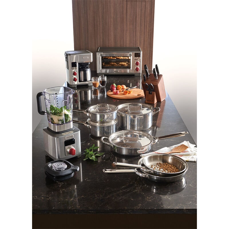 Wolf Gourmet 10 Piece Cookware Set - Stainless Steel, , hires