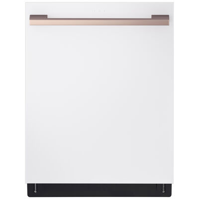 LG Studio 24 in. Top Control Smart Dishwasher with 40 dBa Sound Level, 3rd-Rack & Dynamic Heat Dry - Essence White | SDWB24W3