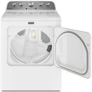 Maytag 29 in. 7.0 cu. ft. Electric Dryer with 9 Dryer Programs, 3 Dry Options & Wrinkle Care - White, , hires