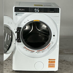 Whirlpool 27 in. 5.0 cu. ft. Smart Stackable Front Load Washer with FreshFlow Vent System, Sanitize & Steam Cycle - White (Open Box Excellent Condition), , hires