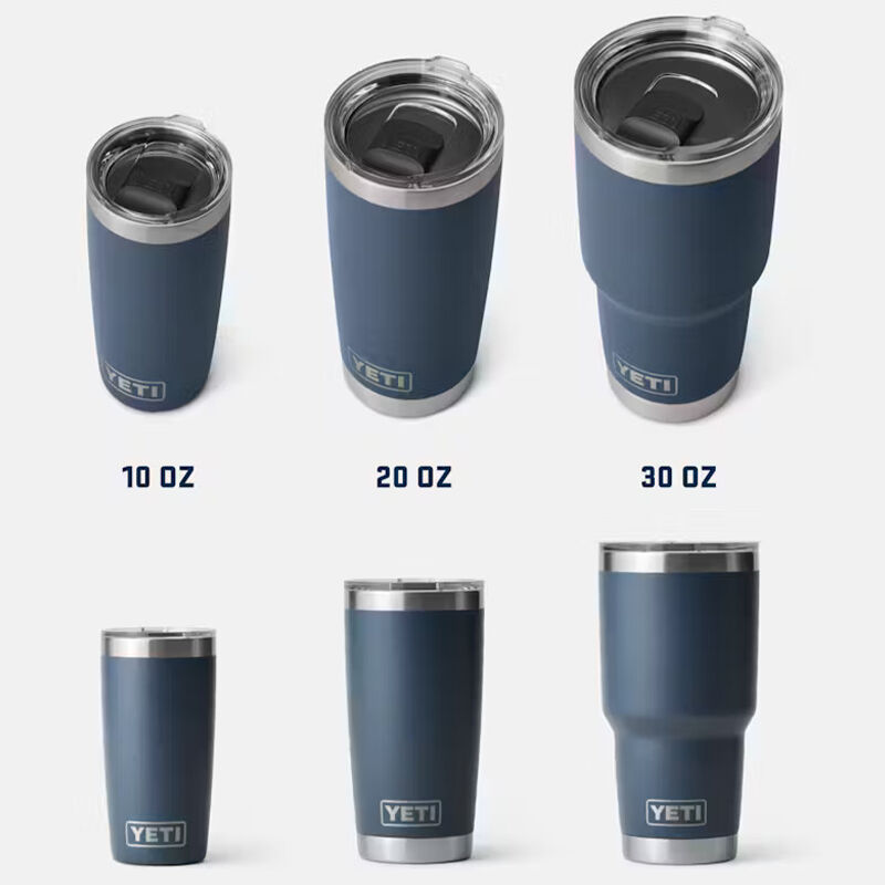YETI Rambler 20 oz Tumbler - Navy Blue Patriotic Badge, , hires