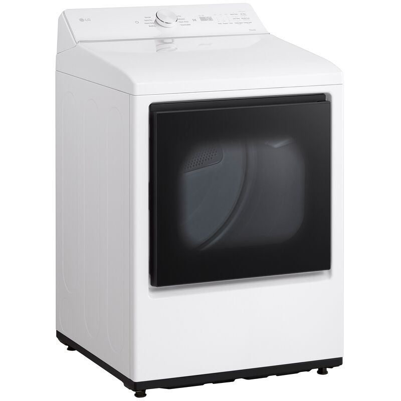 LG 27 in. 7.3 cu. ft. Smart Gas Dryer with AI Sensor Dry - Alphine White, Alpine White, hires
