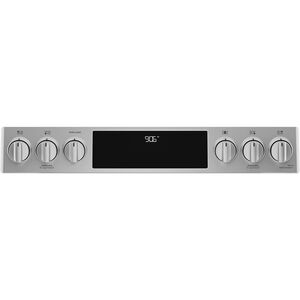 GE Profile 30 in. 6.7 cu. ft. Smart Air Fry Convection Double Oven Slide-In Gas Range with 5 Sealed Burners & Griddle - Stainless Steel, , hires