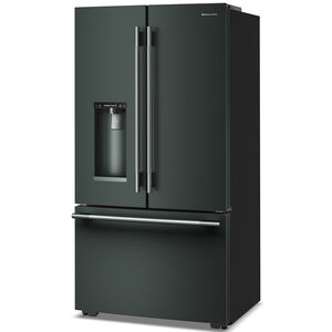 KitchenAid 36 in. 23.1 cu. ft. Smart Counter Depth French Door Refrigerator with Ice & Water Dispenser - Juniper, Juniper, hires