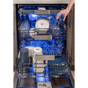 Thermador Star Sapphire 24 in. Top Control Smart Dishwasher with 42 dBa Sound Level, 3rd-Rack & StarDry - Stainless Steel, , hires