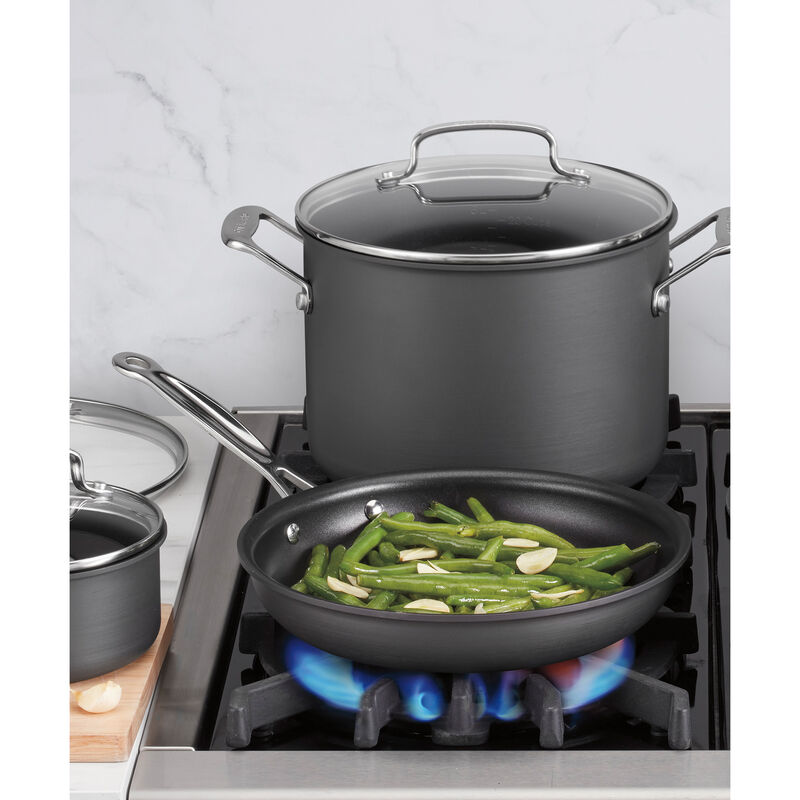 Cuisinart Chef's Classic Ceramic Nonstick Hard Anodized 2-Pc Skillet Set (8" & 10"), , hires