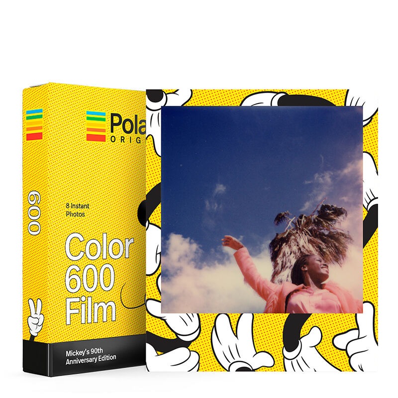 Polaroid Color Film for 600 Camera. Mickey's 90th Anniversary Edition