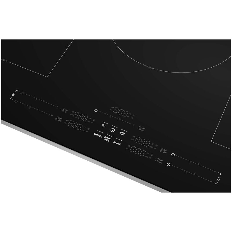 KitchenAid 36 in. 5-Burner Smart Induction Cooktop with Simmer Burner & Power Burner - Stainless Steel, , hires