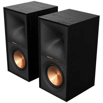 Klipsch Powered Monitors Speakers With 5.25 Woofers (Pair) - Black | R-50PM