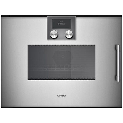 Gaggenau 200 Series 24 in. 1.3 cu. ft. Electric Single Wall Oven with Standard Convection - Stainless Steel | BMP251710
