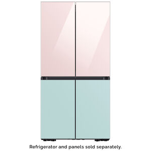 Samsung Bespoke 4-Door Flex Bottom Panel for Refrigerators - Morning Blue Glass, , hires