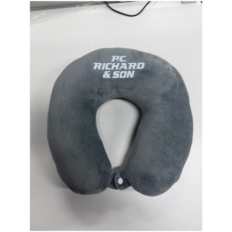 P.C. Richard & Son Travel Neck Pillow - Gray, , hires