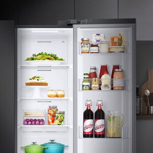 Samsung 36 in. 22.6 cu. ft. Smart Counter Depth Side-by-Side Refrigerator - Fingerprint Resistant Stainless Steel, Fingerprint Resistant Stainless, hires