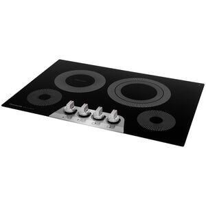 Frigidaire Gallery 30 in. 4-Burner Electric Cooktop with Simmer Burner & Power Burner - Stainless Steel, , hires