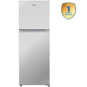 Midea 22 in. 10.1 cu. ft. Counter Depth Garage-Ready Top Freezer Refrigerator - Stainless Steel, , hires