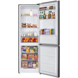 Sharp 24 in. 10.3 cu. ft. Counter Depth Bottom Freezer Refrigerator - Stainless Steel, , hires