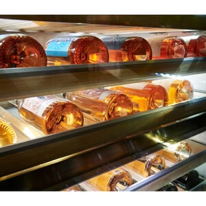 Monogram 30 in. Built-in Wine Sommelier with Wood Racks, Dual Temperature Zones & 106 Bottle Capacity - Custom Panel Ready, , hires