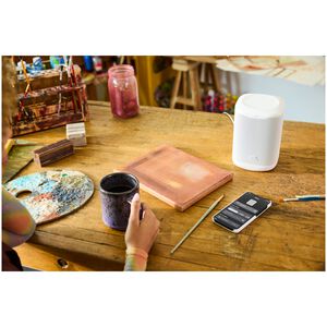 JBL COVE M1 Compact Wi-Fi Home Speaker (Each) - White, White, hires