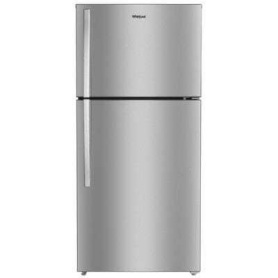 Whirlpool 30 in. 19.3 cu. ft. Garage-Ready Top Freezer Refrigerator - Fingerprint Resistant Stainless | WRTX7419SZ