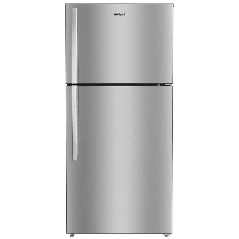 Whirlpool 30 in. 19.3 cu. ft. Garage-Ready Top Freezer Refrigerator - Fingerprint Resistant Stainless, , hires