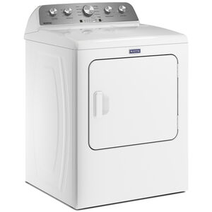 Maytag 29 in. 7.0 cu. ft. Front Loading Gas Dryer with 9 Dryer Programs, 3 Dry Options & Wrinkle Care - White, , hires