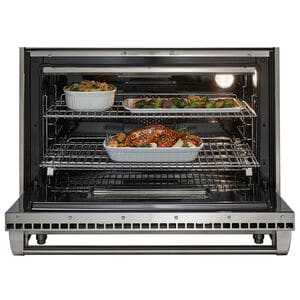 Wolf 36 in. 5.5 cu. ft. Standard Convection Gas Range with 6 Sealed Burners - Stainless Steel, , hires