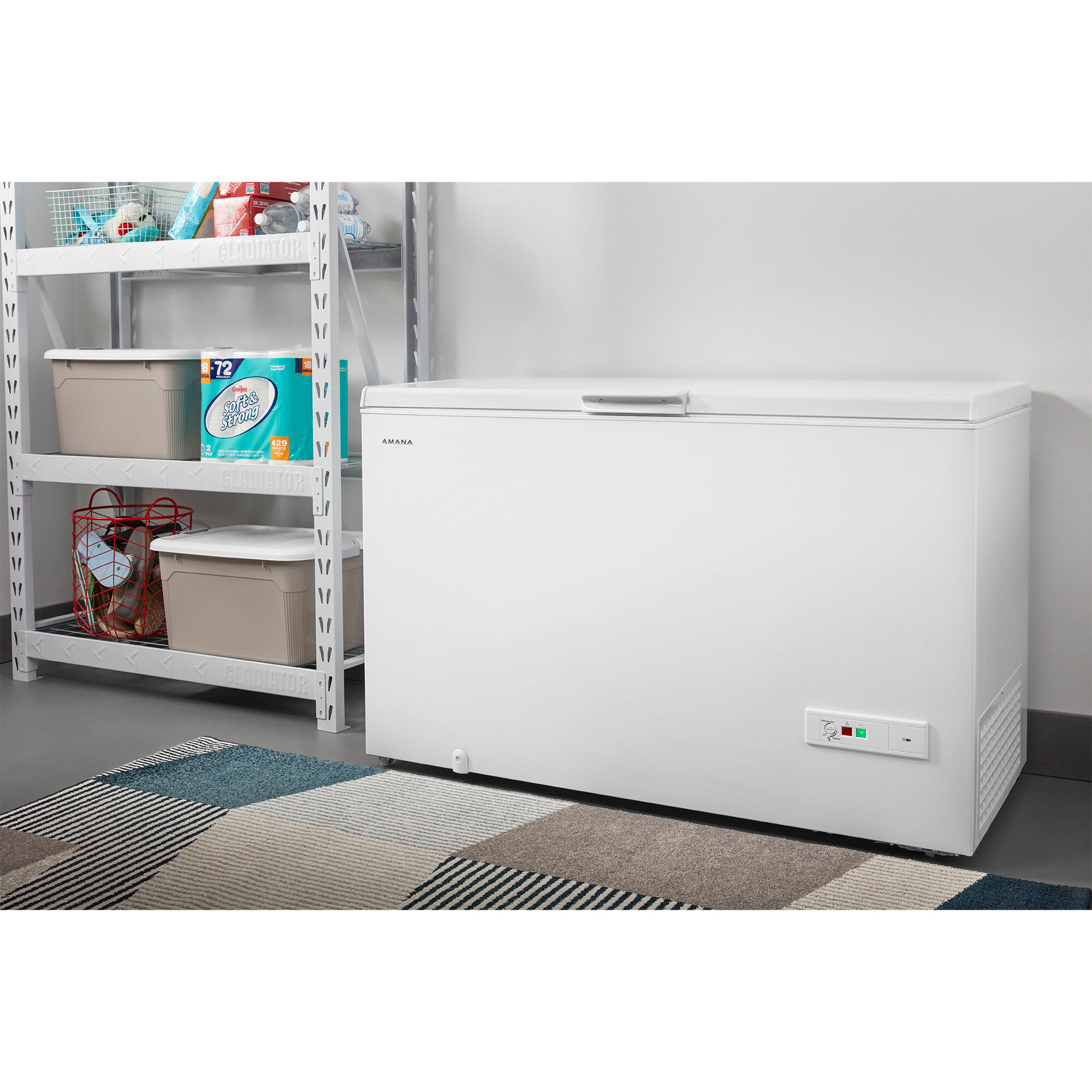 Amana 55 in. 16.0 cu. ft. Garage-Ready Chest Freezer - White