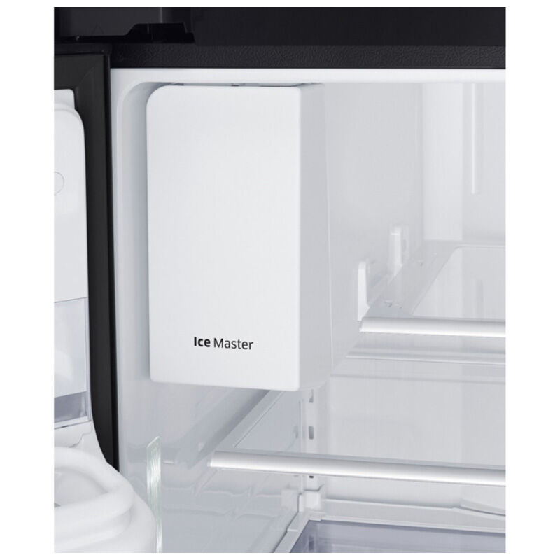 Samsung 36" 23.0 Cu. Ft. French Door Refrigerator with Ice & Water Dispenser - Black Stainless, , hires