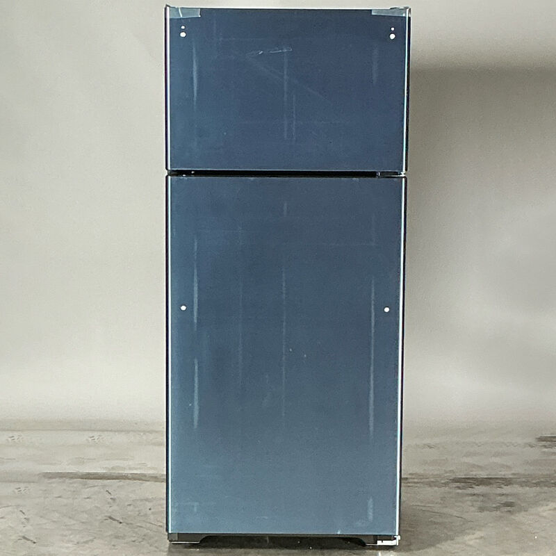 GE 28 in. 16.6 cu. ft. Top Freezer Refrigerator - Stainless Steel (Open Box Good Condition), , hires