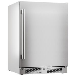 Zephyr Presrv Series 24 in. 5.6 cu. ft. Built-In/Freestanding Beverage Center with Pull-Out Shelves & Digital Control - Stainless Steel, , hires