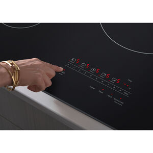 LG 36 in. 5-Burner Smart Induction Cooktop with UltraHeat 4.3kW Element & Simmer Burner - Black, , hires