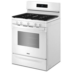 Whirlpool 30 in. 5.0 cu. ft. Air-Fry Standard Convection Gas Range with 5 Sealed Burners - White, , hires