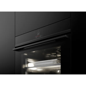 Fisher & Paykel Series 11 24 in. 3.0 cu. ft. Electric Smart Wall Oven with Standard Convection & Steam Clean - Black, , hires