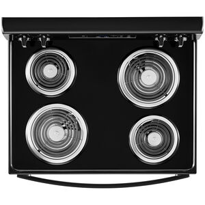 Whirlpool 30 in. 4.8 cu. ft. Electric Range with Coil Burners - Black, Black, hires