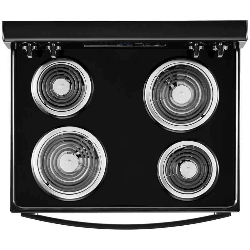 Whirlpool 30 in. 4.8 cu. ft. Electric Range with Coil Burners - Black, Black, hires