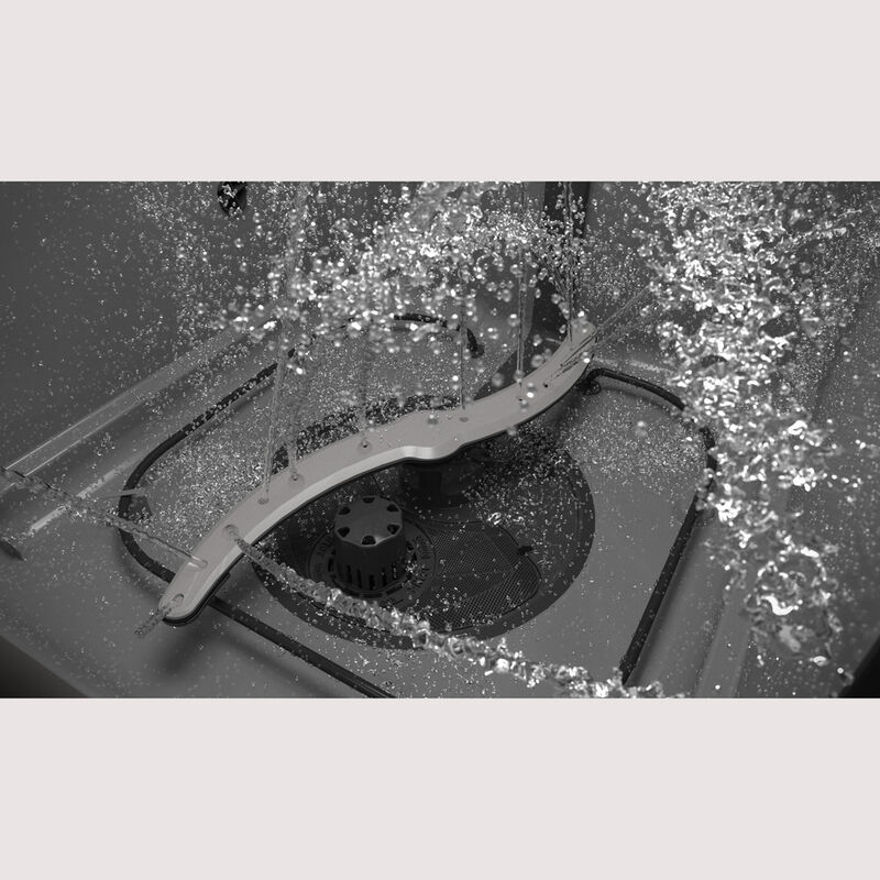 GE 24 in. Front Control Flush-Mount Dishwasher with 55 dBa Sound Level, Dry Boost & Pocket Handle - Stainless Steel, Stainless Steel, hires